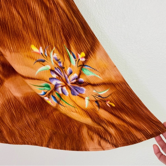 Pineapple Moon Tropical Crinkle Beach Dress OS - Picture 2 of 6